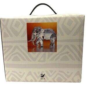 Swarovski Crystal Elephant Inspiration Africa Annual Edition 1993 New in Box